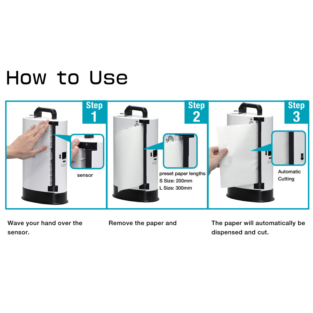 Portable Auto-Cut Towel Dispenser | KPH230