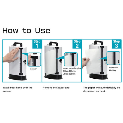 Portable Auto-Cut Towel Dispenser | KPH230